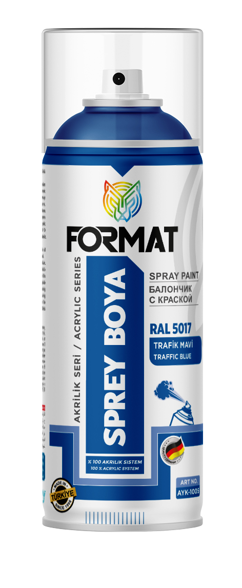 FORMAT RAL 5017 TRAFIK MAVISI SPREY BOYA 400 ML